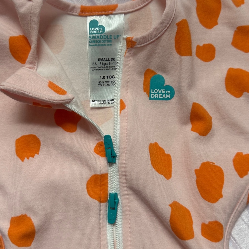 Love to Dream - Animal Print Swaddle Up Original 1.0 TOG - Small - Picture 4 of 8